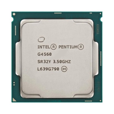 Процессор Intel Pentium G4560 OEM (Kaby Lake, 14nm, C2/T4, Base 3,50GHz, HD 610, L3 3Mb, TDP 54W, S1151)
