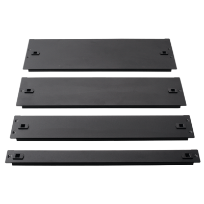 19" металлическая фальш-панель 1U, быстросъемная, черная (LAN-DC-TLMFP-1U)