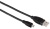 Кабель Hama 00054587 USB A(m) micro USB B (m) 0.75м черный
