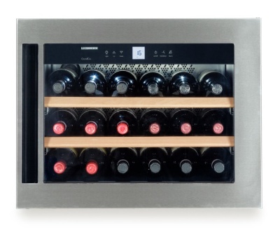 Встраиваемый винный шкаф Liebherr WKEes 553-26 001, нержавеющая сталь