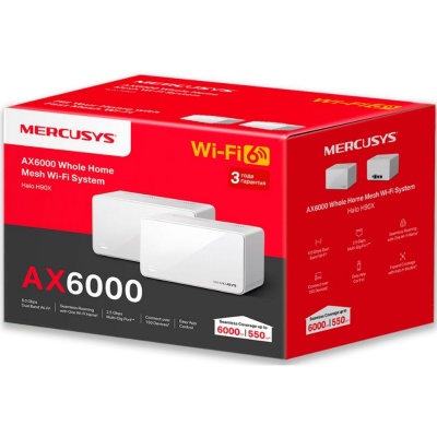 Halo H90X(2-pack) AX6000 Домашняя Mesh Wi-Fi 6 система AX6000 Домашняя Mesh Wi-Fi 6 система