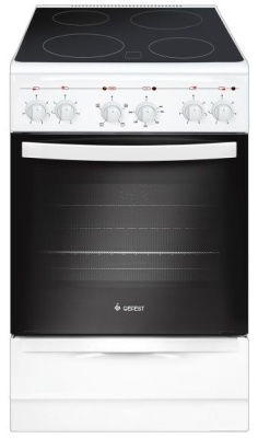 Плита Электрическая Gefest ЭП Н Д 5160-02 0095 белый стеклокерамика