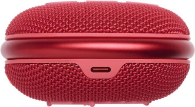 Колонка порт. JBL Clip 4 красный 5W 1.0 BT 15м (JBLCLIP4RED)