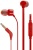 Гарнитура вкладыши JBL Т110 1.2м красный проводные в ушной раковине (JBLT110RED)