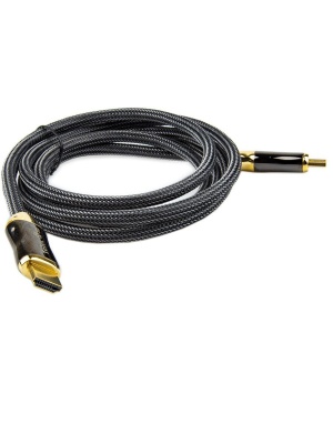 Кабель HDMI 19M/M,ver. 2.1, 8K@60 Hz 2m метал разъемы, нейлоновая оплетка Telecom <TCG300-2M> VCOM HDMI (m) - HDMI (m) 2м (TCG300-2M)