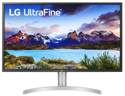 Монитор LG 31.5" 32UL750-W VA LED 4K, 3840x2160, 4ms, 400cd/m2, 3000:1 (Mega DCR), 178°/178°, 2*HDMI, DP, USB-Hub, USB Type-C, HDR10, HAS, Pivot, Speakers, Black+Silver+White (32UL750-W)