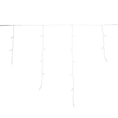 NEON-NIGHT 255-545 Гирлянда светодиодная Айсикл (бахрома) 10х0,6м, с эффектом мерцания, прозрачный провод, IP44, 230В, диоды БЕЛЫЕ, 238LED