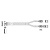 Кабель JPC P7332DN10800-1    Cable MCIO x8 74P (прямой Straight Type)  -TO-  2x Slimline SAS x4 38P (SFF8654, прямой Straight Type) , 85 Ohm, L:80cm