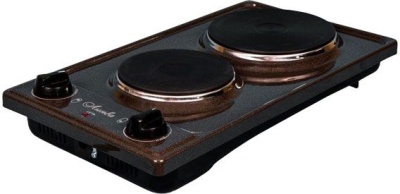 Плита Электрическая Лысьва ЭПБ 22 коричневый/рябчик эмаль (настольная)