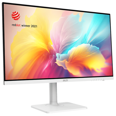 Монитор 27" MSI Modern MD272QXPW White (IPS, 2560x1440, HDMI+DP+Type C, 4 ms, 178°/178°, 400 cd/m, 1000:1 (100M:1), 100Hz, Spk, Pivot)