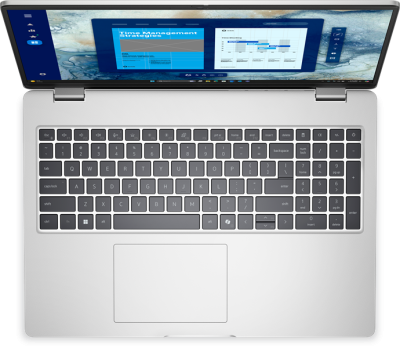 Ноутбук DELL PRO 16 Intel Core Ultra 7 255U 3800MHz/16"/1920x1200/16GB/1024GB SSD/Intel Graphics/Wi-Fi/Bluetooth/Linux (Pro16-7615) Silver