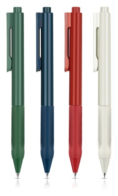 Ручка гелев. Deli Nusign NS646 ассорти черные автоматическая линия 0.5мм