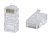 Коннектор rj-45 под витую пару, категория 6 , универсальный Cabeus 8P8C-C6 Коннектор RJ-45 под витую пару, категория 6 , универсальный (для одножильного и многожильного кабеля) для проводников с толщиной по изоляции до 1,05 мм (8P8C-C6)