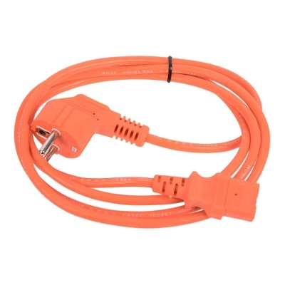 VCOM <CE021-CU0.75-1.8M-O> Кабель питания  220V 1.8 м (Европейский стандарт) оранжевый