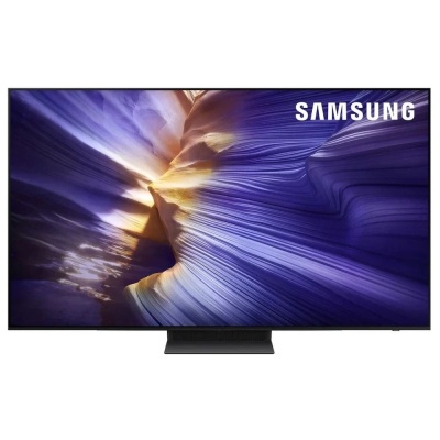 Телевизор OLED Samsung 55" QE55S90FAUXRU Series 9 черный графит 4K Ultra HD 120Hz DVB-T2 DVB-C DVB-S2 USB WiFi Smart TV
