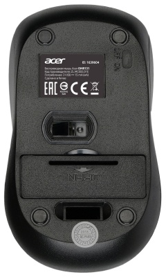 Мышь Acer OMR131 черный оптическая (1000dpi) беспроводная USB для ноутбука (3but)