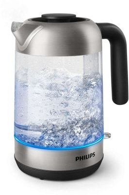 Чайник электрический Philips HD9339/80 1.7л. 2200Вт прозрачный (корпус: стекло)