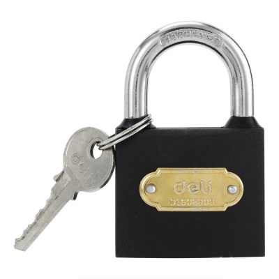 Замок Deli Замок навесной Deli DL508903 стальной, 50мм