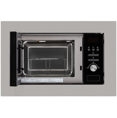 Микроволновая печь Krona ARGENTO 60 IX 20л. 1000Вт черный/нержавеющая сталь (встраиваемая)