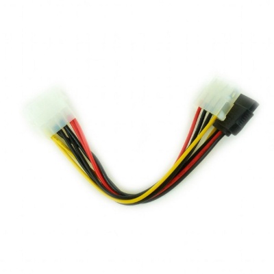 Кабель Cablexpert Кабель питания SATA Cablexpert CC-SATA-PSY2, 15см, molex 4pin/molex4pin+sata 15pin, на 2 устр. {250} (054942)