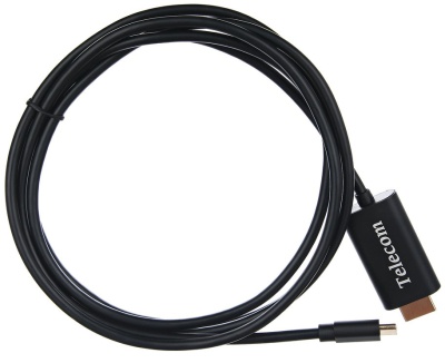 Кабель-адаптер USB3.1 Type-Cm --> HDMI A(m) 4K@30Hz, 1.8m, Telecom <TCC005-1.8M> VCOM Telecom USB 3.1 Type-CM --> HDMI A(m) (TCC005-1.8M)