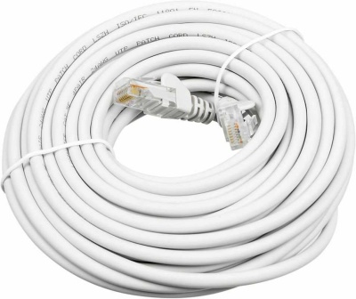 Патч-корд Lanmaster LAN-PC45/U5E-10-WH UTP вилка RJ-45-вилка RJ-45 кат.5е 10м белый LSZH (уп.:1шт)