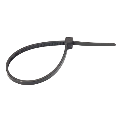 Стяжки нейлоновые 3*200мм (черные), 100 шт