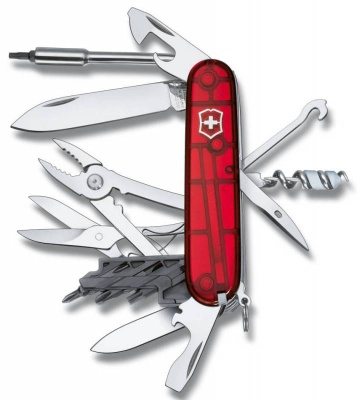 Нож перочинный Victorinox CyberTool M (1.7725.T) 91мм 32функций красный карт.коробка
