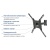 Кронштейн для телевизора Kromax OPTIMA-403 черный 15"-55" макс.25кг настенный поворот и наклон