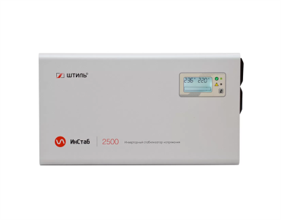 ШТИЛЬ Стабилизатора напряжения: 2500 ВА; инверторный; вх 90-310В; вых 216/224В; настенный (IS2500)