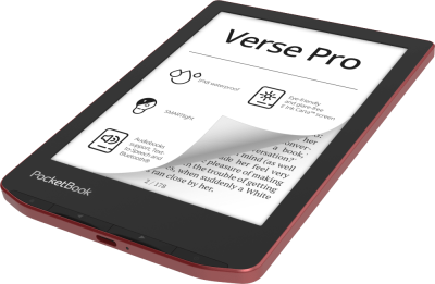 Электронная книга PocketBook 634 Verse Pro Passion Red (PB634-3-WW)
