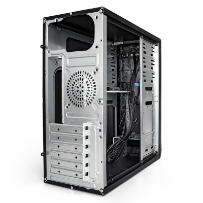 EX278394RUS Корпус Miditower ExeGate CP-603 (ATX, CPU 140mm, VGA 210mm, без БП, 2*USB+2*USB3.0, аудио, черный) (108196)