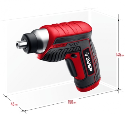 Отвертка электрическая Зубр ЗО-Е-3.6 Ли аккум. патрон:Шестигранник 6.35 мм (1/4) (кейс в комплекте)