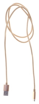 Кабель Buro Braided BHP RET MICUSB-BR USB (m)-micro USB (m) 1м золотистый