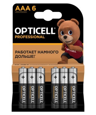Батарея PROFESSIONAL AAA 6 PCS 5052004 OPTICELL