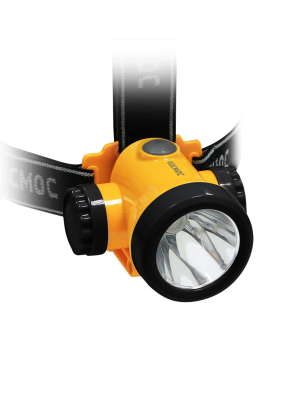 Фонарь налобный Космос желтый 1Вт лам.:светодиод. (KOCH3WLI-ON)