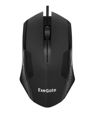 Exegate EX264096RUS Мышь Exegate SH-9025  <black, optical,  3btn/scroll, 1000dpi, USB>, Color box