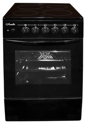 Плита Электрическая Лысьва EF4004MK00 черный стеклокерамика (без крышки)