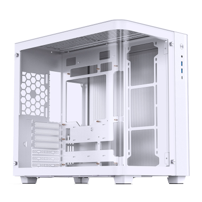 Корпус без блока питания/ Корпус JONSBO TK-3 White ATX без БП, mini-ITX, micro-ATX, белый