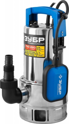 Садовый насос дренажный Зубр НПГ-Т3-750-С 750Вт 13200л/час