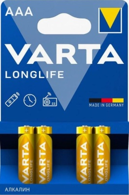 Батарейка AAA Батарейка Varta LONGLIFE 04103101414