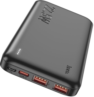 Мобильный аккумулятор Hoco J101 Astute 10000mAh QC/PD 22.5W 3A 2xUSB-A/USB-C черный