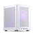 Корпус без блока питания Case JONSBO C6-ITX, Micro-Tower, no fan, 1xUSB-A 3.0 + 1xUSB-C 3.1, mDTX, mITX White