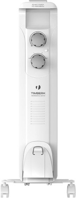 Радиатор масляный Timberk TOR 21.1005 BC 1000Вт белый