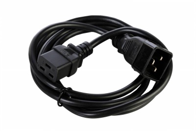 Шнур питания ЦМО R-16-Cord-C19-C20-3 (упак.:1шт) 1м черный