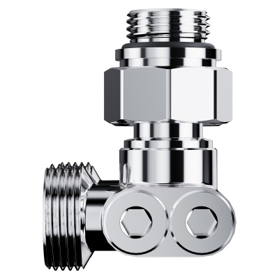 Узел нижнего подключения перекрестный Royal Thermo Design угловой 1/2"х3/4" EK (хром)