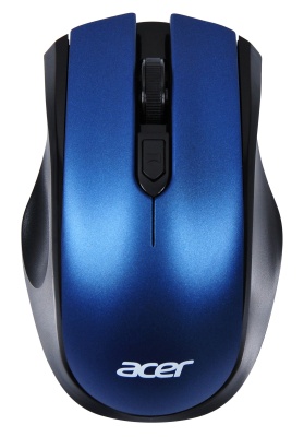 Мышь Acer OMR031 черный/синий оптическая (1600dpi) беспроводная USB (3but)