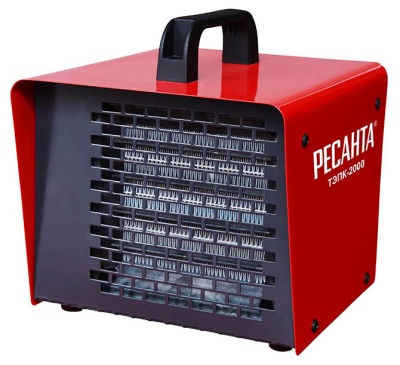 Тепловая пушка электрическая Ресанта ТЭПК-2000 2000Вт красный