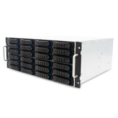 XJ1-40244-02 дисковая полка J4024-04, 4U, 24 JBOD with dual expander, slide rail (35X series) (XJ1-40244-02)