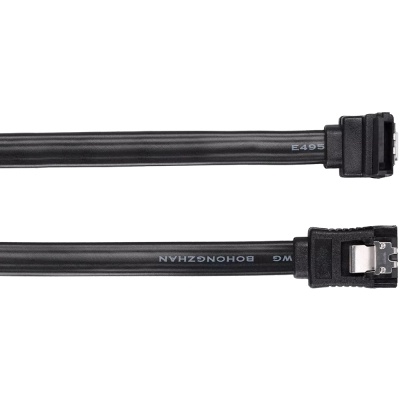 Кабель SATA M --SATA M 3.0V 7 pin  угловой разъем Telecom  0.5m <TUS705-0.5M> VCOM Кабель-переходник Telecom SATA III/SATA III (TUS705-0.5M)